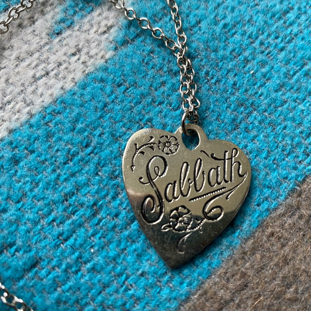 Black Sabbath Heart Necklace